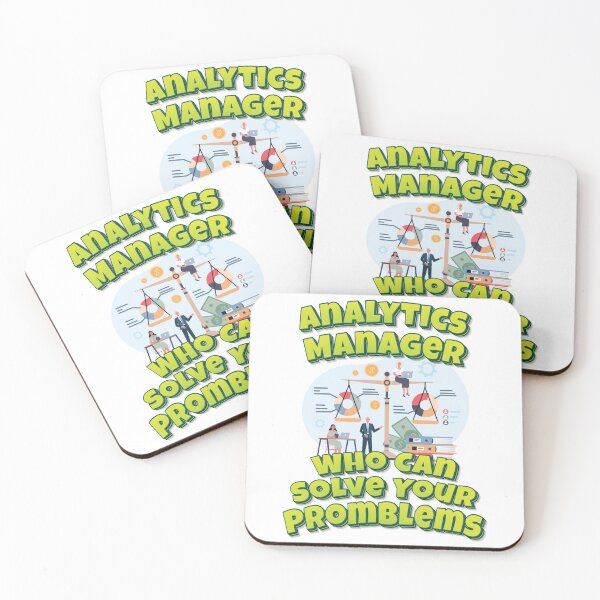 Item preview, Analytics Manager Who Can Solve Your Promblems designed and sold by FiveNiches.