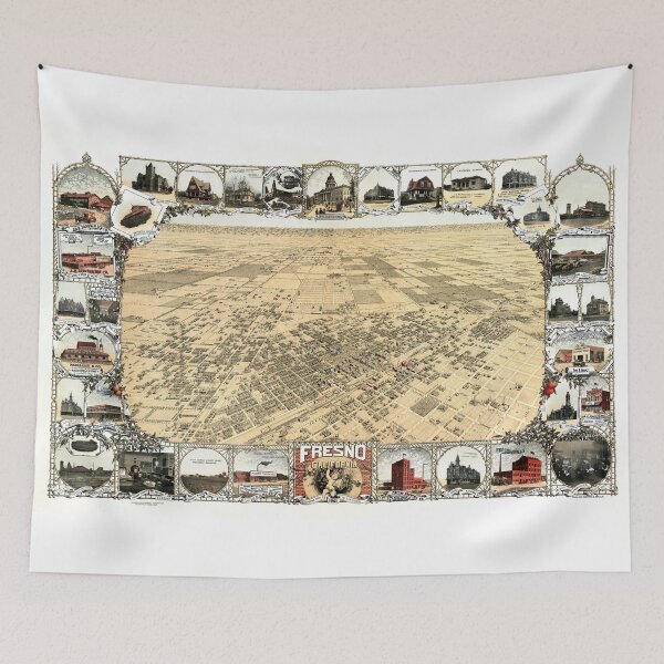 Item preview, Fresno, California - 1901 designed and sold by paulrommer.