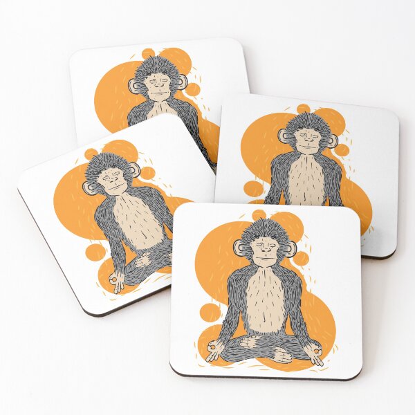Item preview, Meditating Monkey designed and sold by Muditha88.
