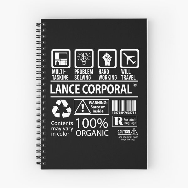 Item preview, Lance Corporal T Shirt - Multitasking Job Gift Item Tee designed and sold by ueenanerne.