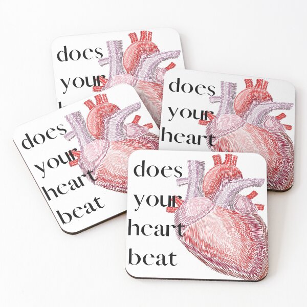 Item preview, Who does your heart beat for? designed and sold by ProductKreations.