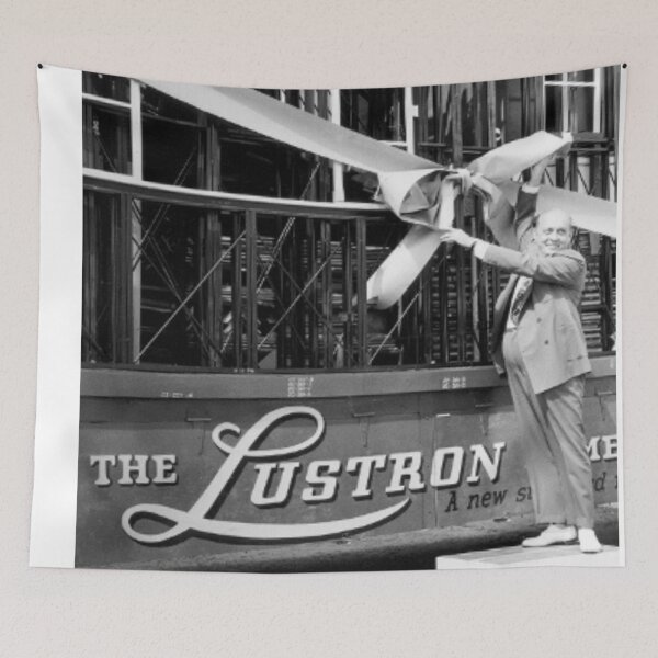 Item preview, #Lustron Truck Photo w/Carl Strandlund designed and sold by LustronHomes.