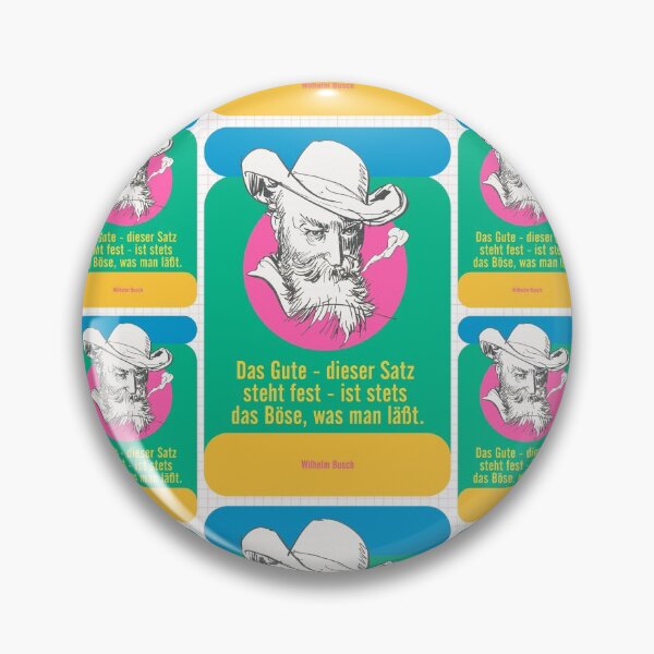 Item preview, Wilhelm Busch quote, German poet designed and sold by Mauswohn.