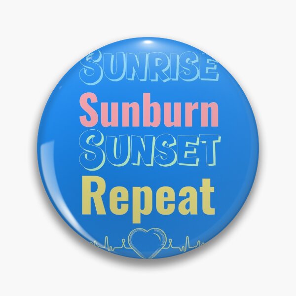 Item preview, Sunrise Sunburn Sunset Repeat designed and sold by Analee & K.