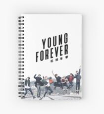 BTS I Need U Era Young Forever Edit Spiral Notebook