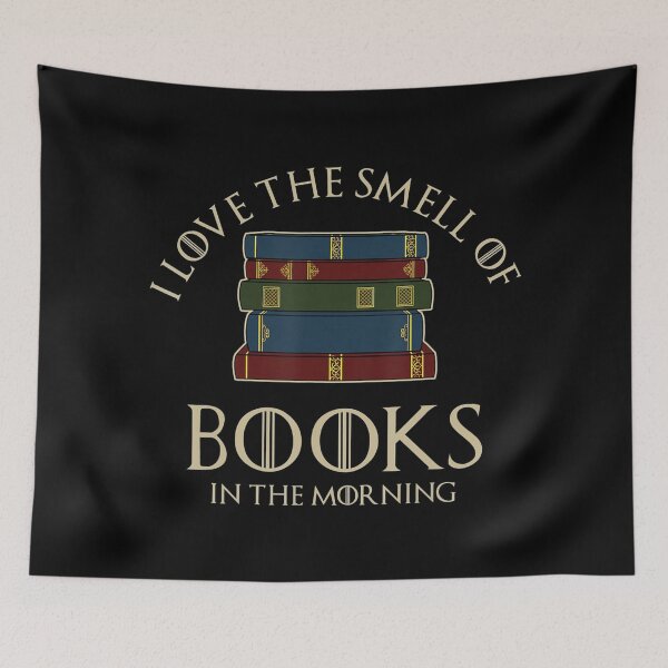 Item preview, I Love The Smell Of Books In The Morning Book designed and sold by ReyndoLanass.