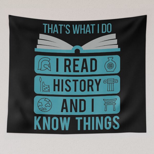 Item preview, I Read History and Know Things Cute Book designed and sold by ReyndoLanass.