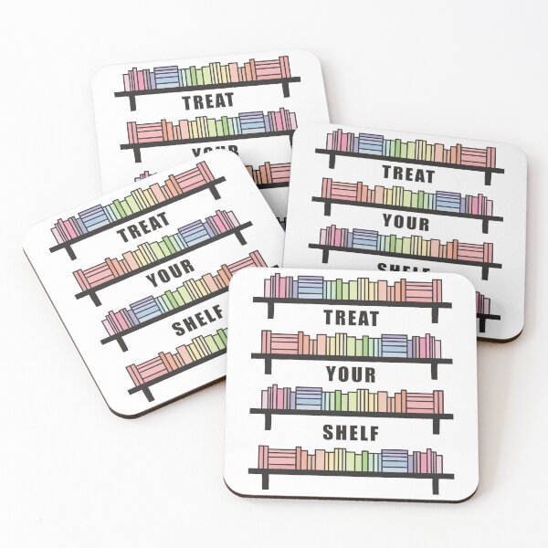 Item preview, Treat Your Shelf - Bookish Art designed and sold by Homebody Hobbyist.