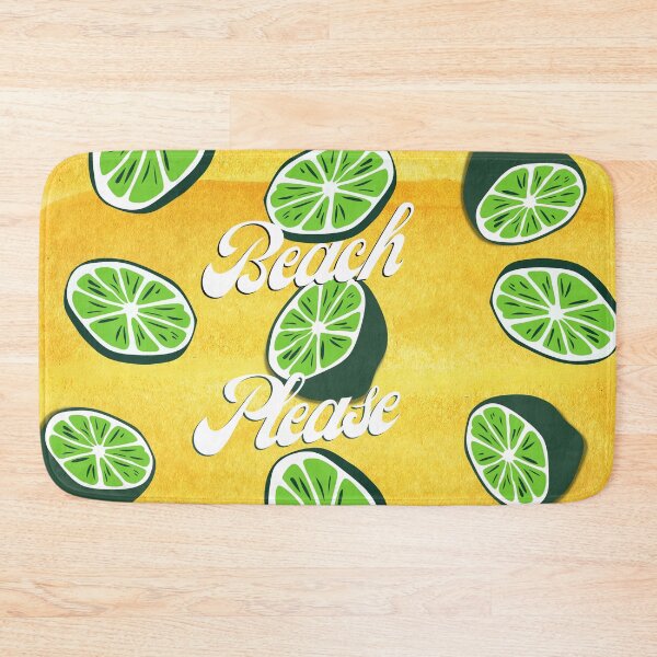 Item preview, Summertime, Drinks, Limes, Sun, Beach Please with White Letters designed and sold by AdoptKM.