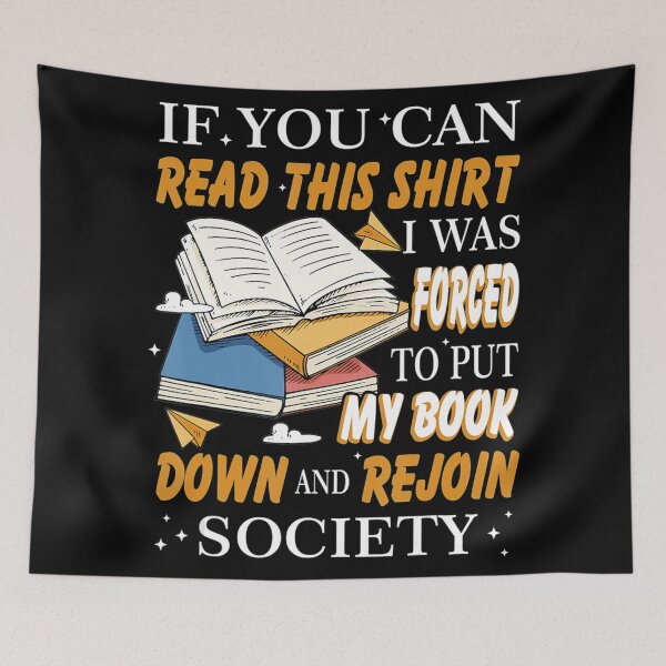 Item preview, I Was Forced To Put My Book Down Rejoin Society designed and sold by ReyndoLanass.