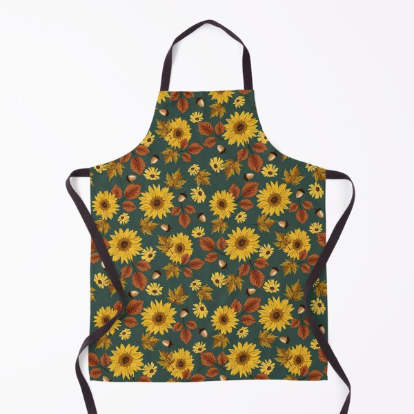 Item preview, Autumn Maple and Sunflower Pattern, Sunflower Seamless Pattern, Sunflower Pattern Design designed and sold by graphic-genie.