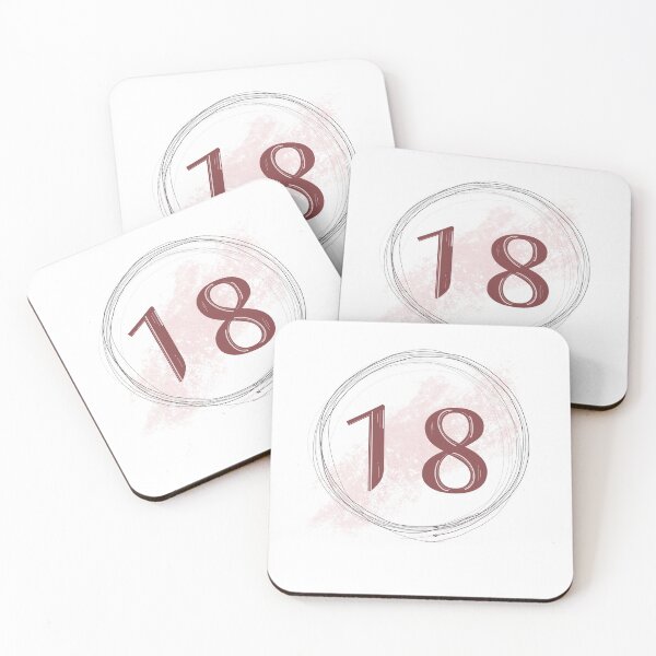 Item preview, Number Eighteen 18 designed and sold by 90onlinecart.
