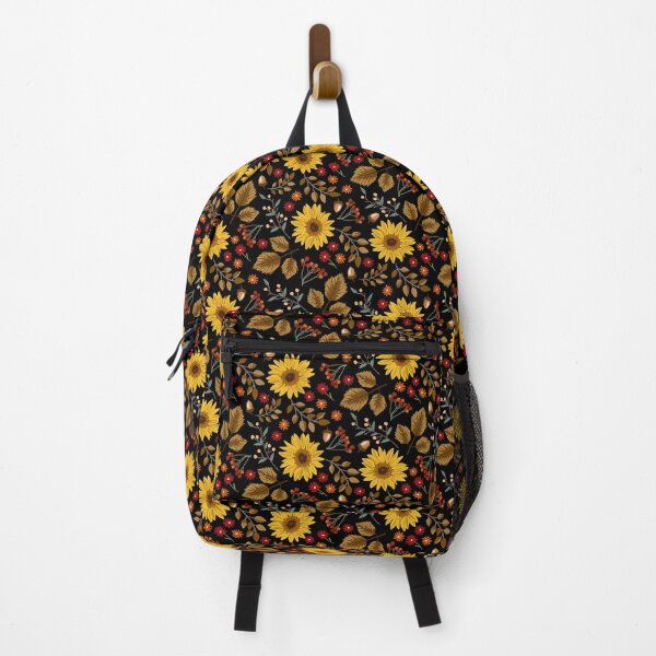 Item preview, Autumn Maple leaves, sunflowers, flowers ditsy Pattern, Sunflower Seamless Pattern, Sunflower Pattern Design designed and sold by graphic-genie.