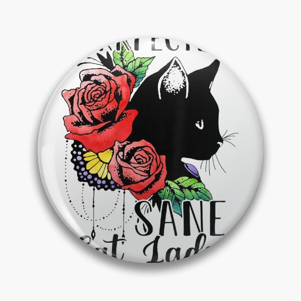 Item preview, Purrfectly Sane Cat Lady Funny Crazy Cat Lady designed and sold by ReyndoLanass.