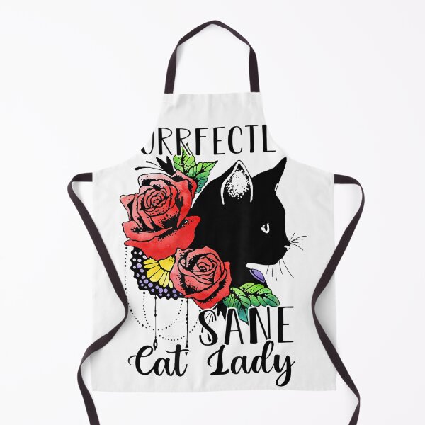 Item preview, Purrfectly Sane Cat Lady Funny Crazy Cat Lady designed and sold by ReyndoLanass.