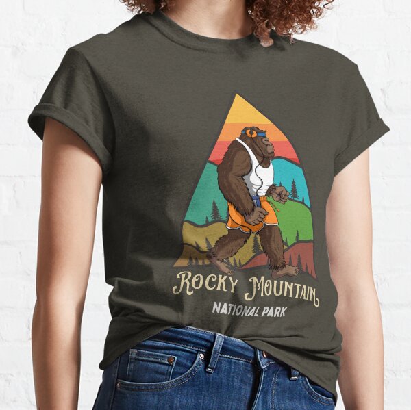 Rocky Mountain National Park Colorado Funny Art Classic T-Shirt