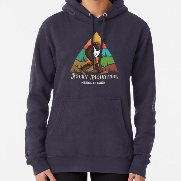Rocky Mountain National Park Colorado Funny Art Pullover Hoodie