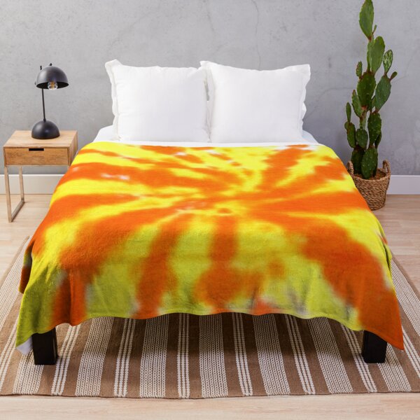 Artikelvorschau, Gelb und Orange Spiral Tie Dye entworfen und verkauft von StarsForgers.
