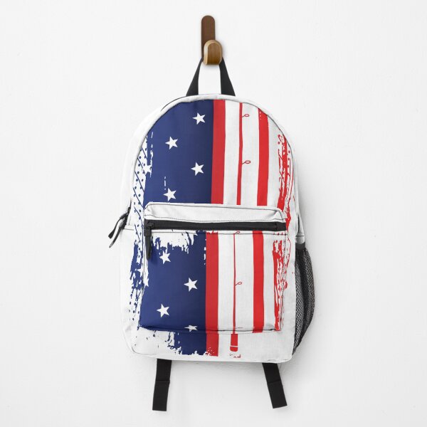 Artikelvorschau, Amerikanische Angelrute in USA-Flagge entworfen und verkauft von soudaniet.