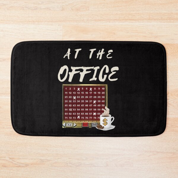 Item preview, Funny Keno Coffee Drinking Gambler At The Office designed and sold by SloganExpress.