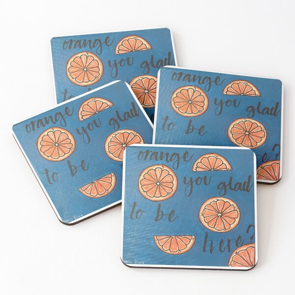 Item preview, Orange You Glad Pun designed and sold by agnesbinx.