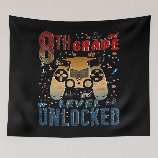 Item preview, Funny 8th Grade Level Complete Video Gamer 2021 Graduation designed and sold by BegayStore.