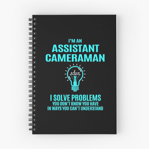 Item preview, Assistant Cameraman T Shirt - I Solve Problems Gift Item Tee designed and sold by kimbowen43.