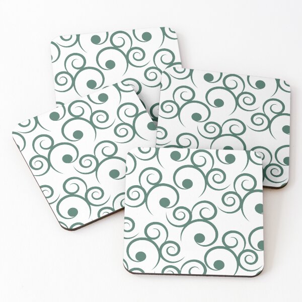 Item preview, Green Spiral Digital Art Pattern designed and sold by Amovar.