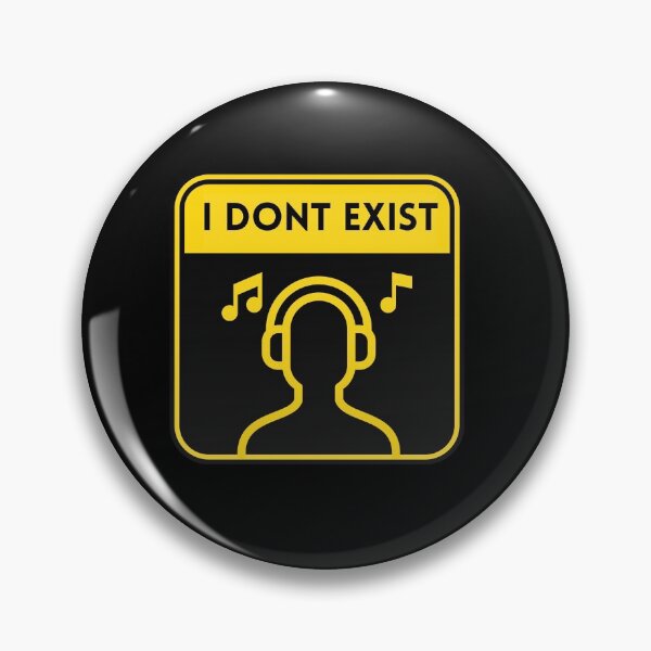 Item preview, I Dont Exist Listen To Music Vintage designed and sold by mirzadesign.