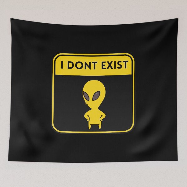 Item preview, I Dont Exist Alien Retro designed and sold by mirzadesign.