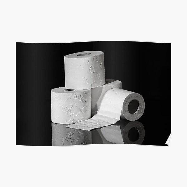 Poster Toilettenpapierrolle Redbubble