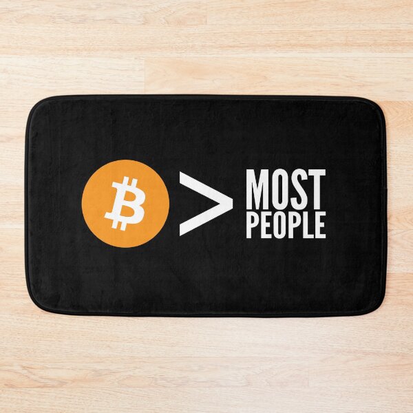 Item preview, Bitcoin Greater Than Most People Funny Crypto Cryptocurrency BTC designed and sold by Bitcoin-Fashion.