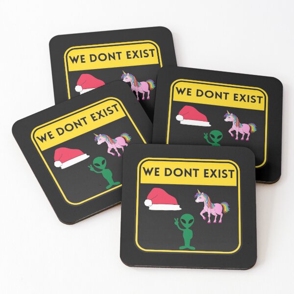 Item preview, I Dont Exist Santa Alien Unicorn Funny designed and sold by mirzadesign.
