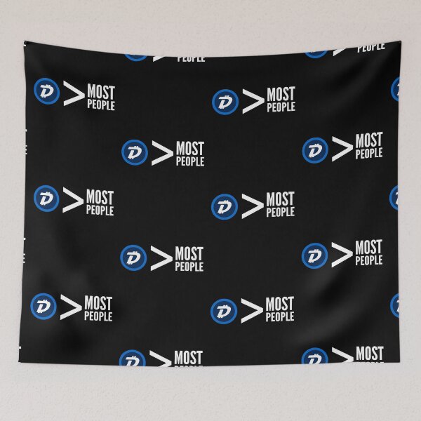 Item preview, Digibyte DGB Greater Than Most People Funny Crypto Cryptocurrency  designed and sold by Bitcoin-Fashion.