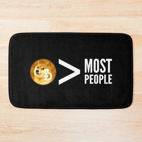 Item preview, Dogecoin DOGE Greater Than Most People Funny Crypto Cryptocurrency  designed and sold by Bitcoin-Fashion.