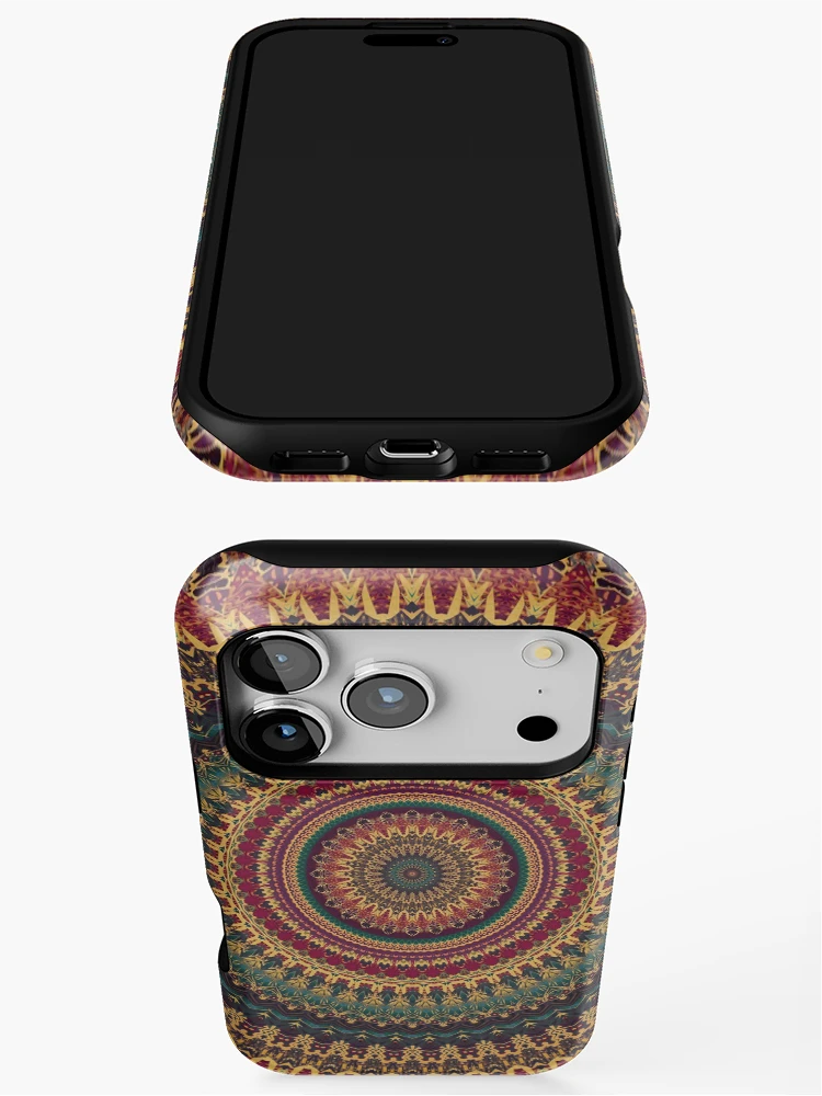 Thumbnail 3 of 4, iPhone Case, Mandala 11 designed and sold by Mandala Of Life.