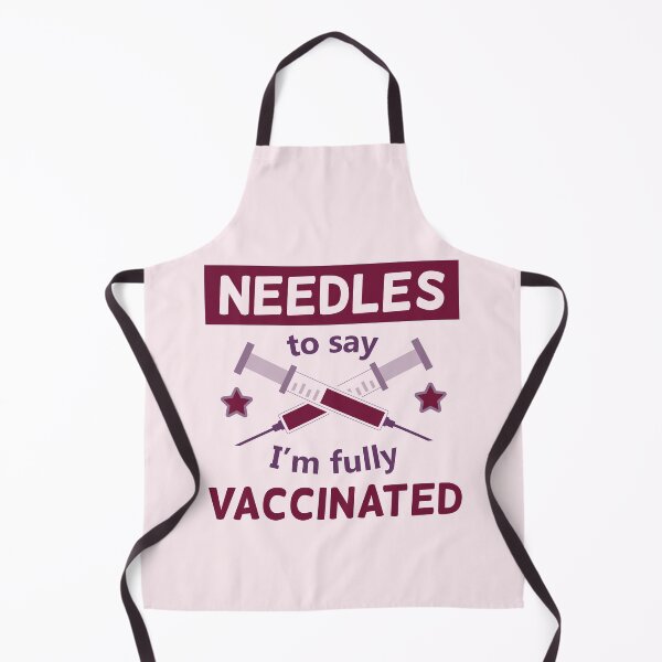 Item preview, Funny Vaccine Pun | Needles To Say / Needless To Say I'm Fully Vaccinated | Funny Vaccine Motivation (Pink and Maroon Design) | For Women designed and sold by DrawingBoard.