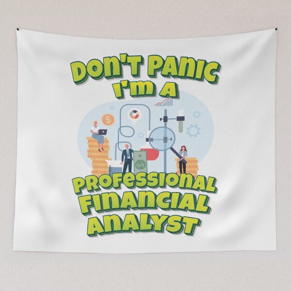 Item preview, Don't Panic I'm A Professional Financial Analyst designed and sold by FiveNiches.