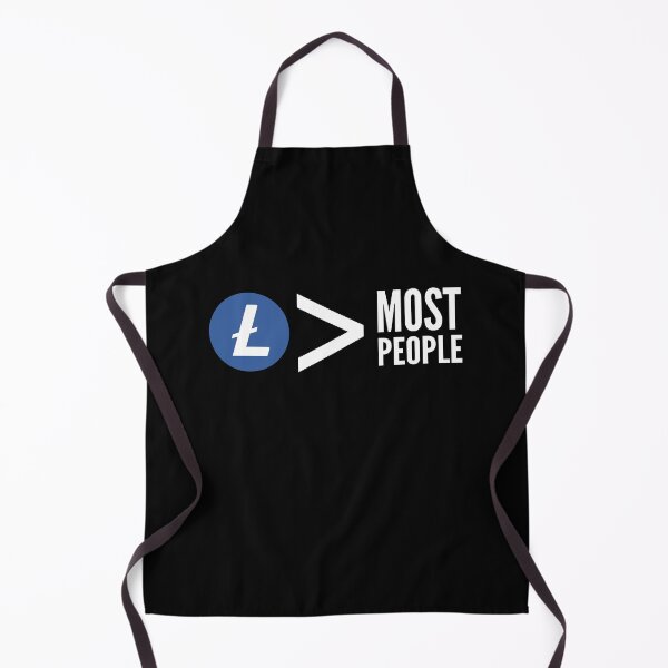 Item preview, Litecoin LTC greater Than Most People Funny Crypto Cryptocurrency  designed and sold by Bitcoin-Fashion.