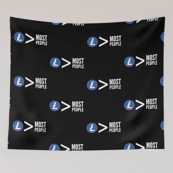 Item preview, Litecoin LTC greater Than Most People Funny Crypto Cryptocurrency  designed and sold by Bitcoin-Fashion.