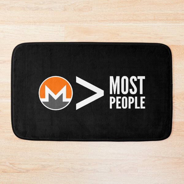 Item preview, Monero XMR greater Than Most People Funny Crypto Cryptocurrency  designed and sold by Bitcoin-Fashion.