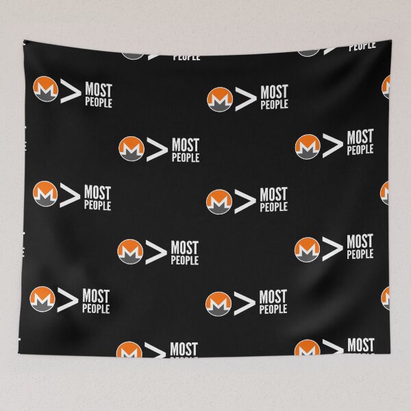 Item preview, Monero XMR greater Than Most People Funny Crypto Cryptocurrency  designed and sold by Bitcoin-Fashion.