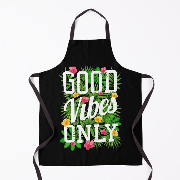 Artikelvorschau, Good Vibes Only Floral Summer Tropical Garden Flowers Zitat entworfen und verkauft von GrandeDuc.