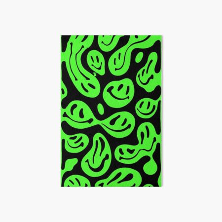 psychedelicblack and green smiley dripping face effect psychedelicblack and green smiley dripping face effect
