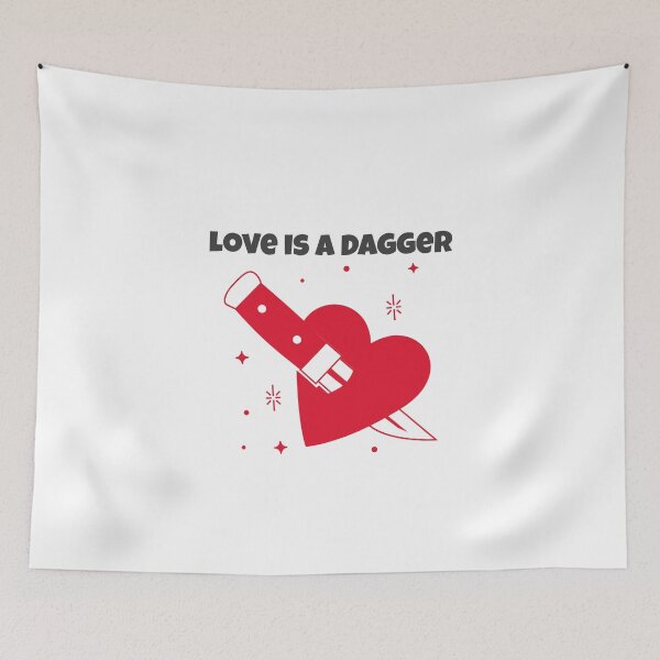 Artikelvorschau, Liebe ist ein Dolch entworfen und verkauft von AryabyDesign.
