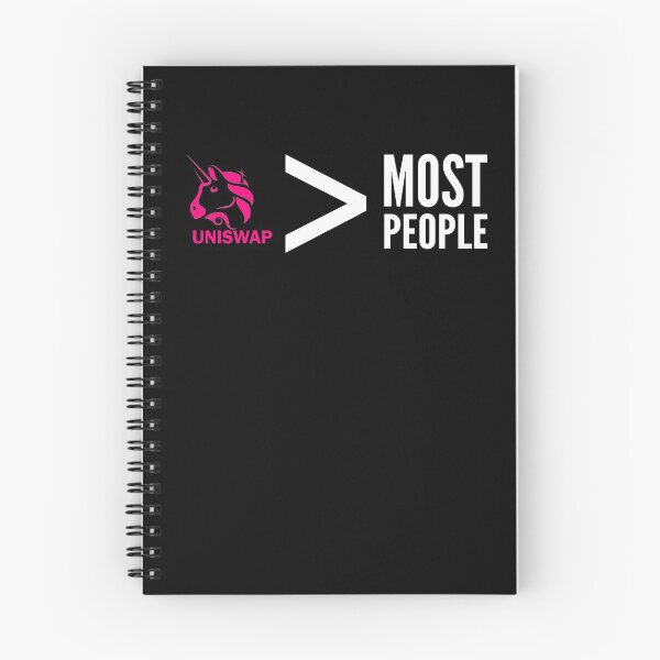Item preview, Uniswap greater Than Most People Funny Crypto Cryptocurrency  designed and sold by Bitcoin-Fashion.