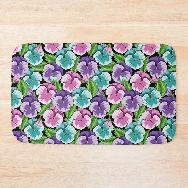 Item preview, Pansy Flowers Pattern designed and sold by Ayesha Saleem.