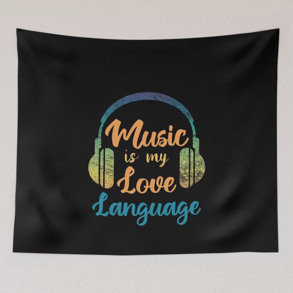 Item preview, Music is My Love Language designed and sold by veczock.