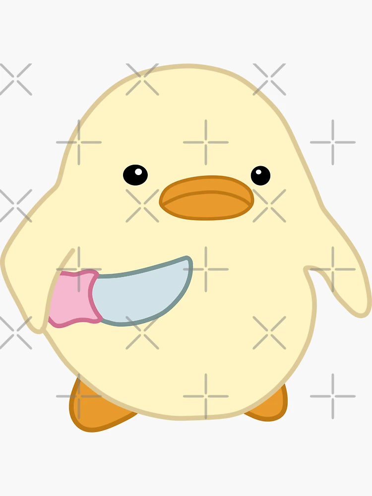 Duck with Knife Meme Sticker for Sale by zizouuu
