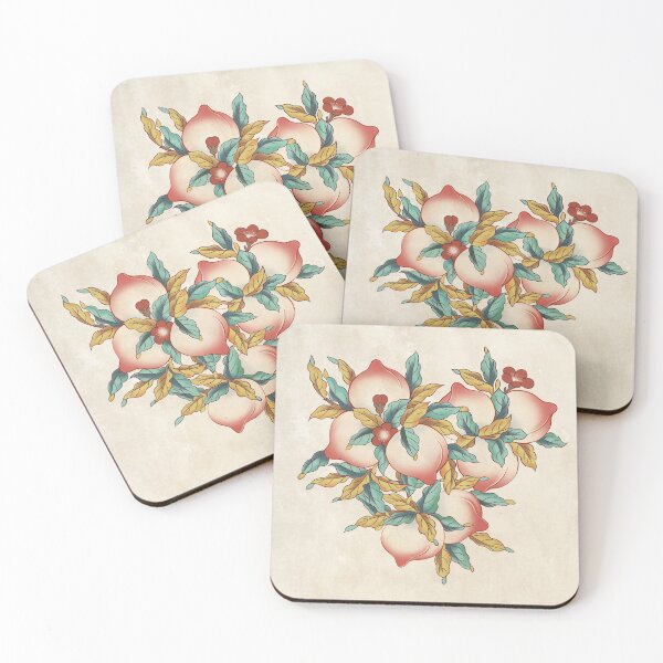 Item preview, Peach A : Minhwa-Korean traditional/folk art designed and sold by minsillust.